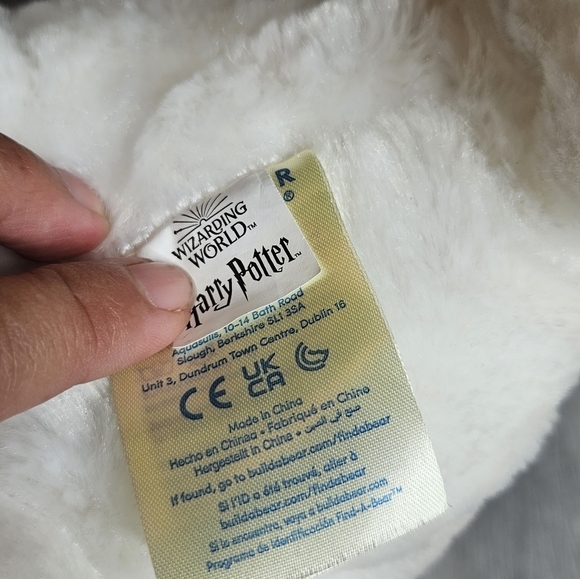 Build a Bear Harry Potter Wizarding World Hedwig Stuffed Animal Owl Snowy White - Picture 4 of 13